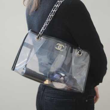 🕯️香奈兒托特CHANEL透明NAKED SAND BY THE SEA TOTE托特包A34685-0