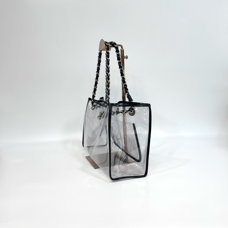 🕯️香奈兒托特CHANEL透明NAKED SAND BY THE SEA TOTE托特包A34685-2