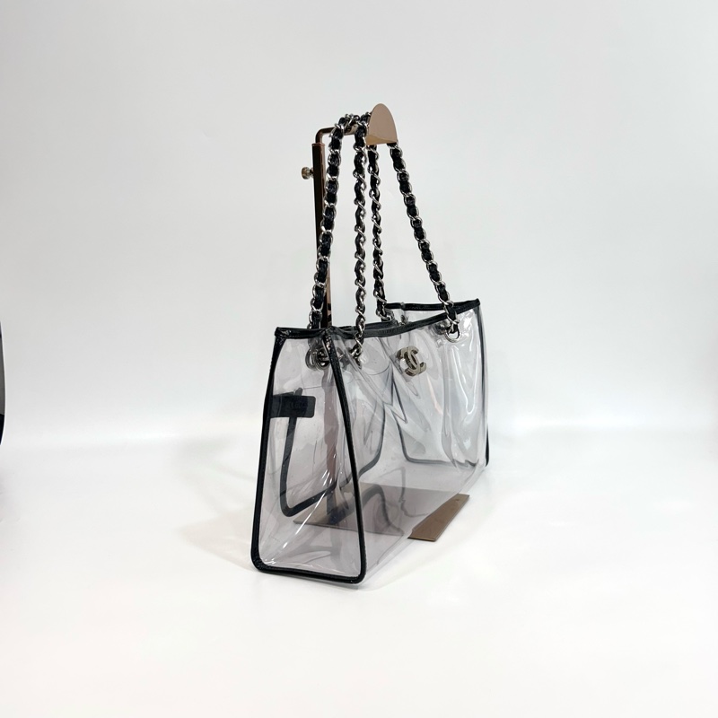 🕯️香奈兒托特CHANEL透明NAKED SAND BY THE SEA TOTE托特包A34685-3