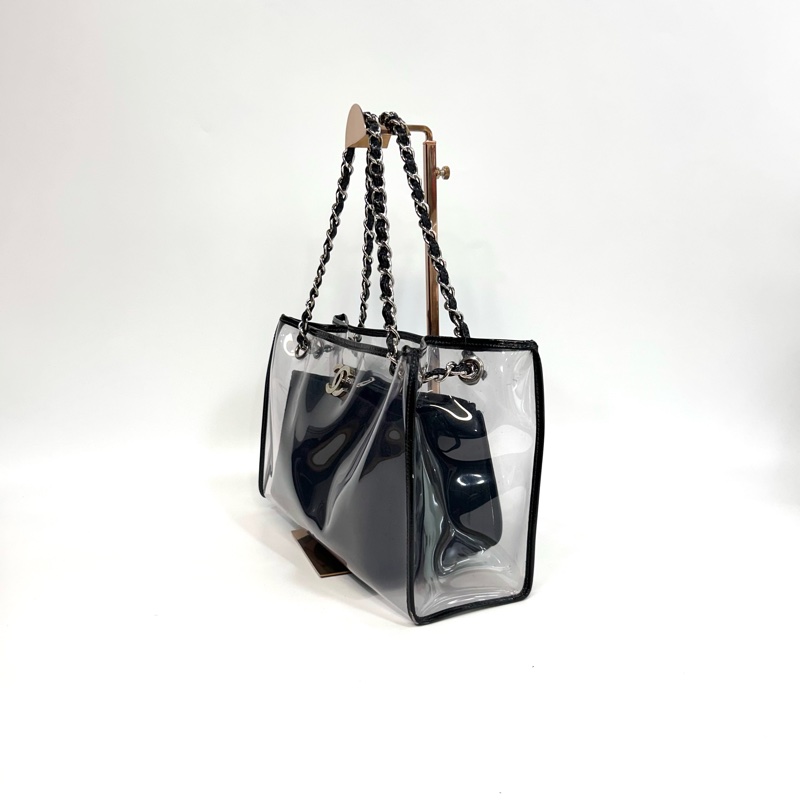 🕯️香奈兒托特CHANEL透明NAKED SAND BY THE SEA TOTE托特包A34685-8