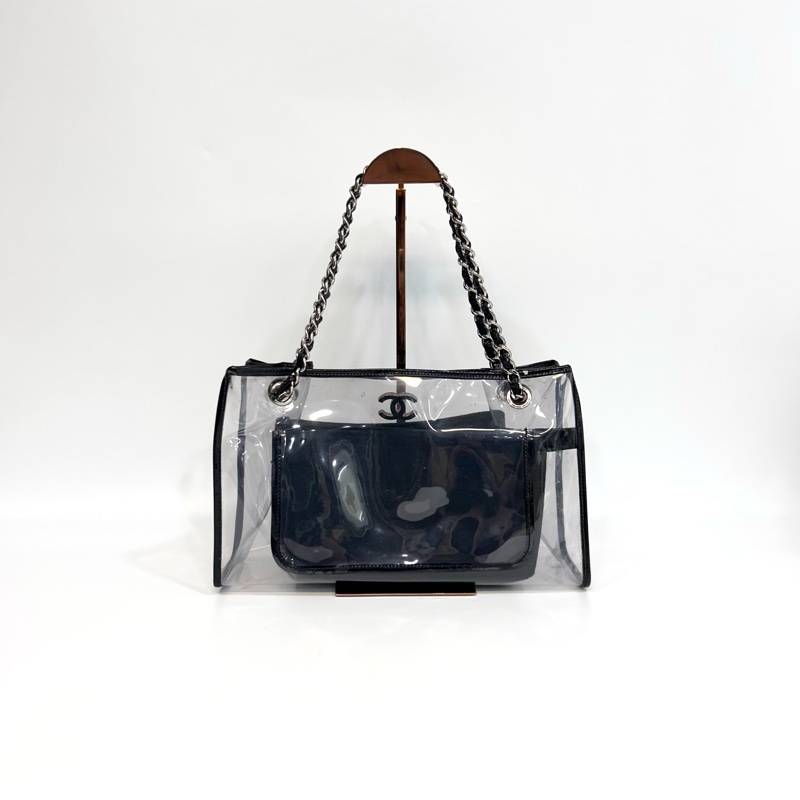 🕯️香奈兒托特CHANEL透明NAKED SAND BY THE SEA TOTE托特包A34685-9