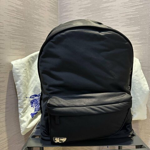 💎Han's house精品服飾💎BURBERRY 巴寶莉 防水 尼龍 格紋 後背包 原價46500