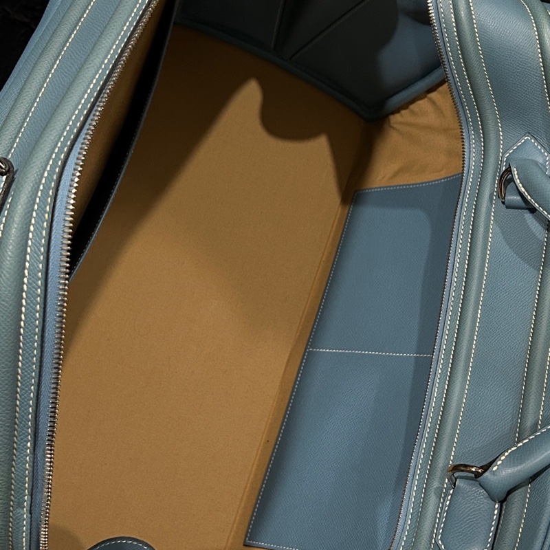Hermes • Envie 48 牛仔藍 Epsom皮 絕跡旅行包-6