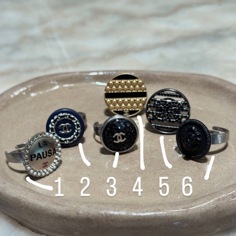 香奈兒鈕扣改造飾品-2