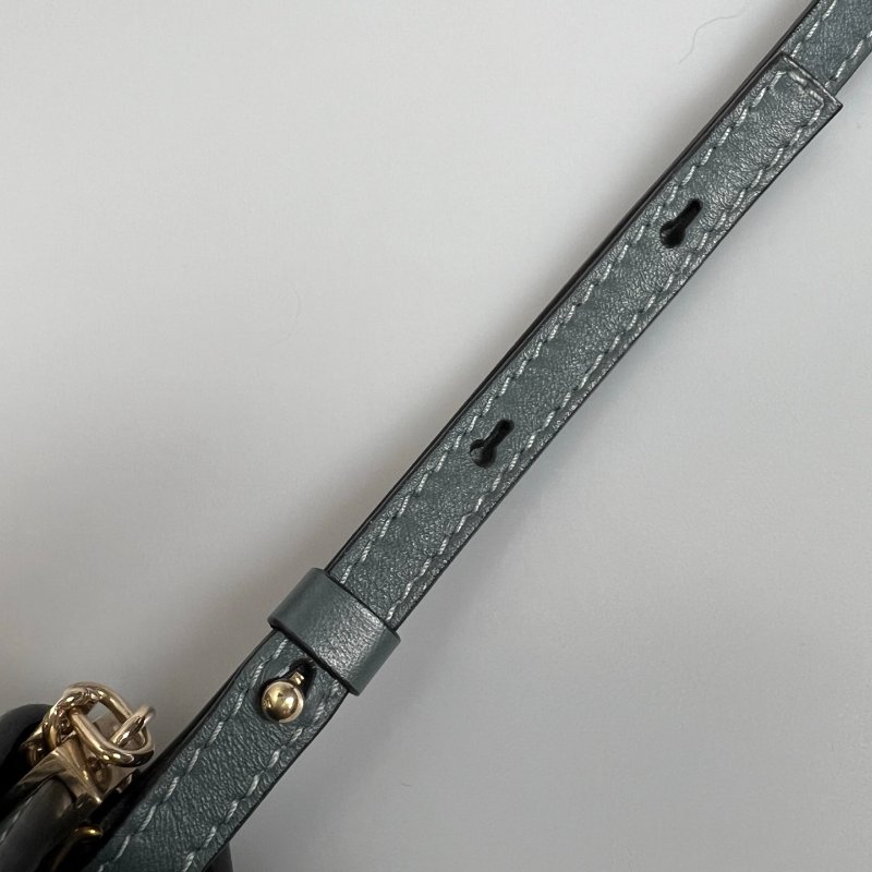 CHLOE  藍拚灰FAYE WOC斜背包-12