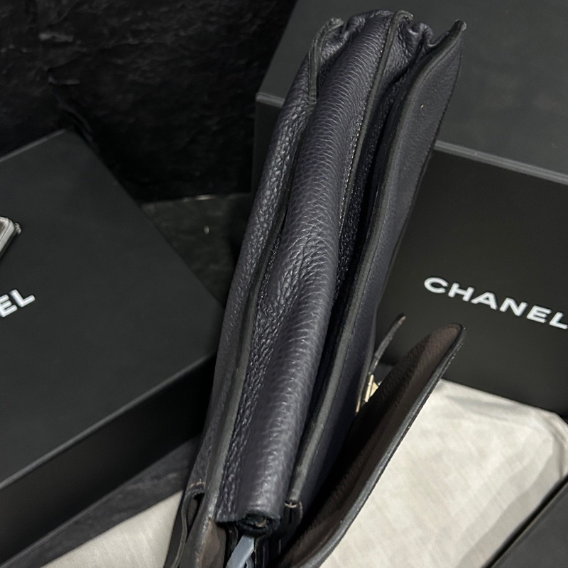 Hermes • Sac a Depeche 41 黑銀Togo皮 原價40幾萬-4