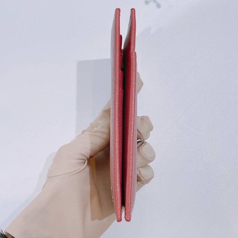 TW4607 Chanel 香奈兒 護照套 卡包Passport Card Holder Caviar Red x PHW-3