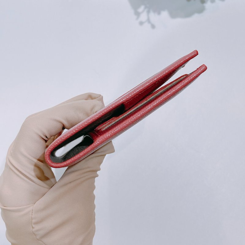 TW4607 Chanel 香奈兒 護照套 卡包Passport Card Holder Caviar Red x PHW-4