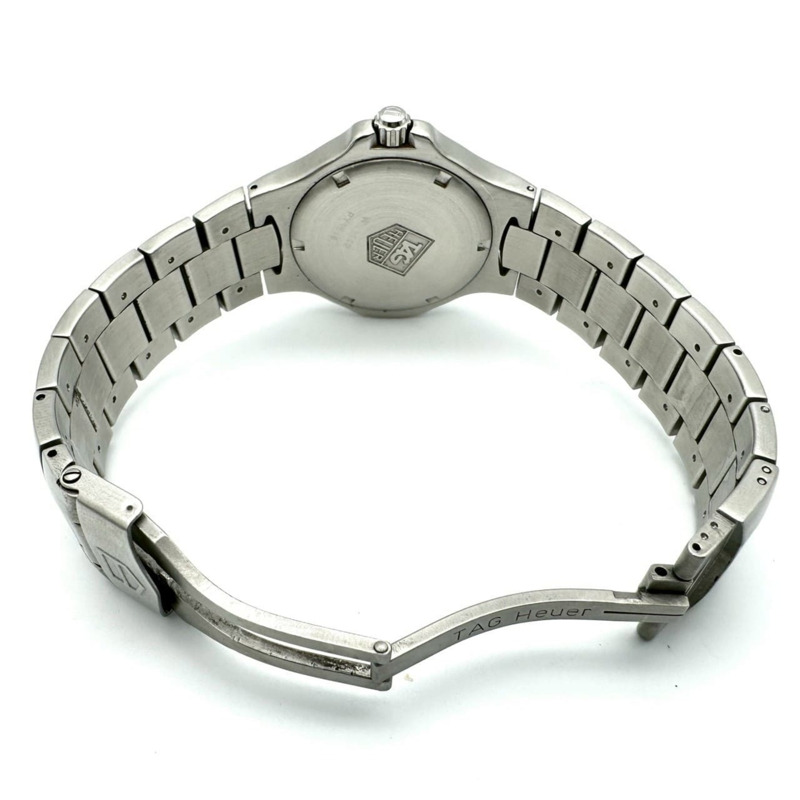 TAG HEUER Kirium Professional 200 日期顯示石英不鏽鋼男錶 WL1112 黑色錶盤-8