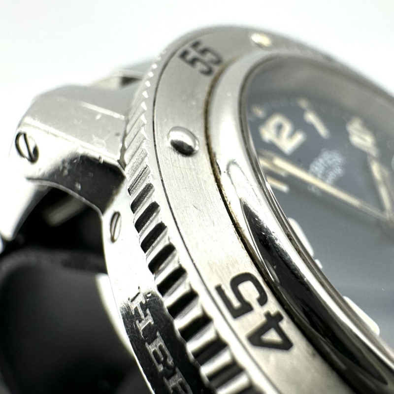 愛馬仕 Clipper Diver CL7.710 日期石英不鏽鋼藍銀色男士腕錶-4