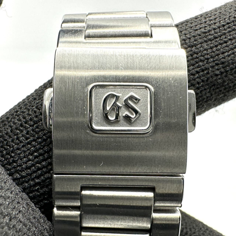 Grand Seiko 9R65-0BM0/SBGA301 Heritage 系列 Spring Drive 動力儲存日期自動腕錶，黑銀色，男士，帶原廠錶盒和額外錶鍊節-10