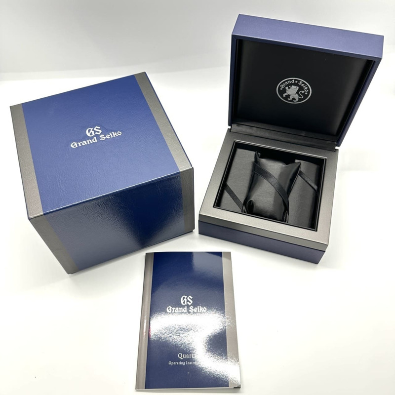 Grand Seiko 9R65-0BM0/SBGA301 Heritage 系列 Spring Drive 動力儲存日期自動腕錶，黑銀色，男士，帶原廠錶盒和額外錶鍊節-12