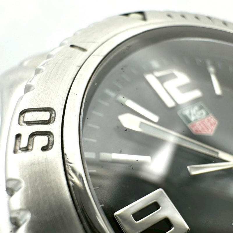 TAG HEUER 豪雅 Link Professional 石英腕錶 WT1110 .BA0550 日期顯示 不鏽鋼黑色錶盤 男士腕錶-5