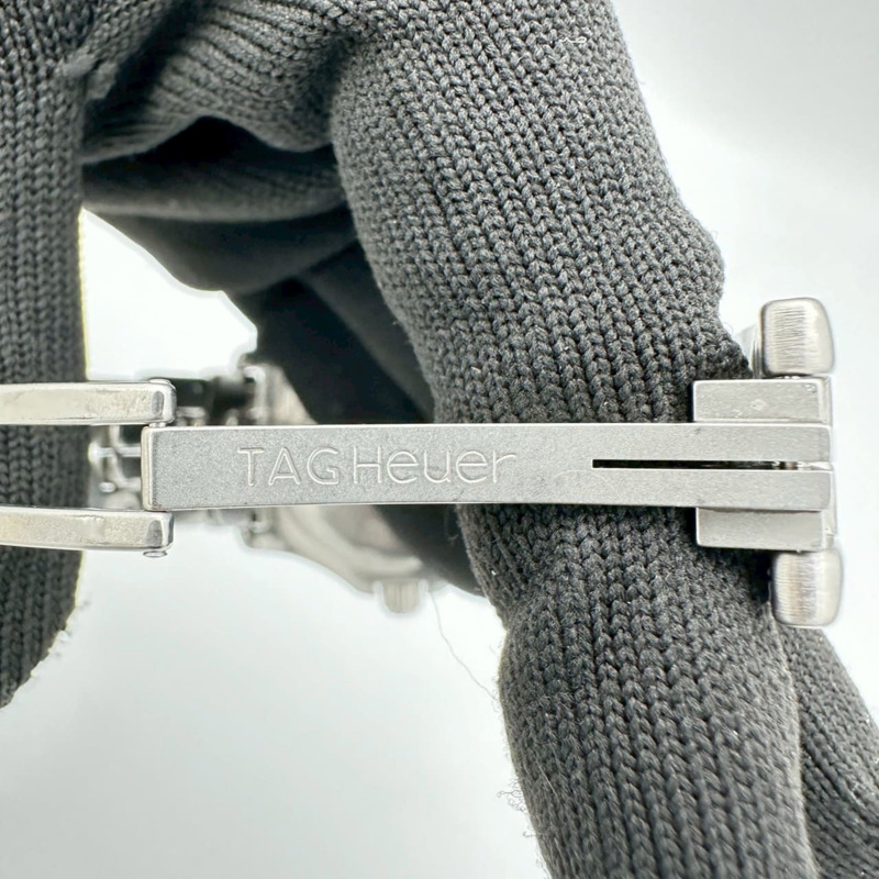 TAG HEUER 豪雅 Link Professional 石英腕錶 WT1110 .BA0550 日期顯示 不鏽鋼黑色錶盤 男士腕錶-10