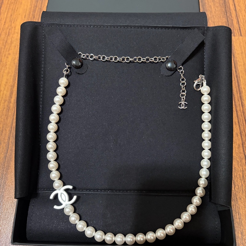 全新CHANEL珍珠項鍊-3