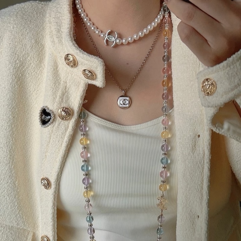 全新CHANEL珍珠項鍊-6