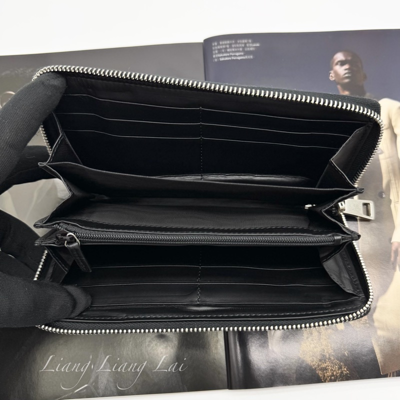 GUCCI 古馳 Signature系列黑色壓紋長夾-5