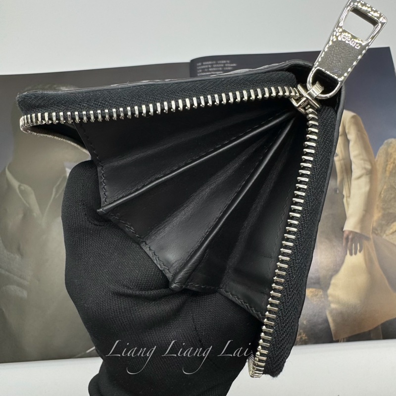 GUCCI 古馳 Signature系列黑色壓紋長夾-11