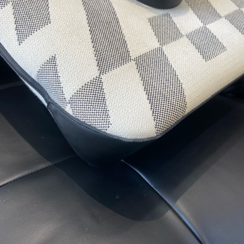 Hermes • Cabas H 40 Tote 黑白熊貓Swift皮拼帆布托特-7