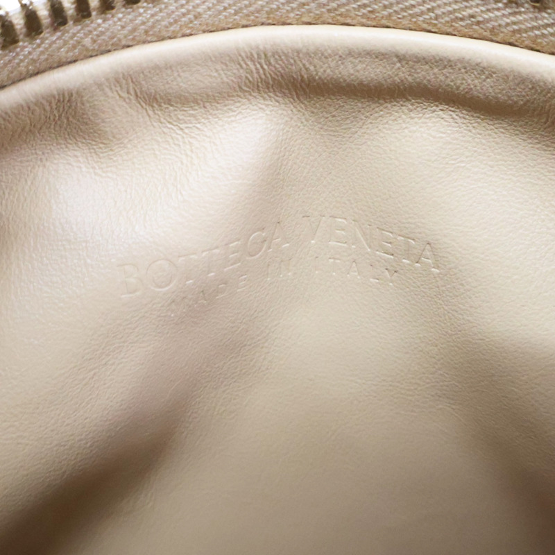 卡其色 羊皮編織 Mini Jodie 手提包【BOTTEGA VENETA BV 寶緹嘉】 651876-5