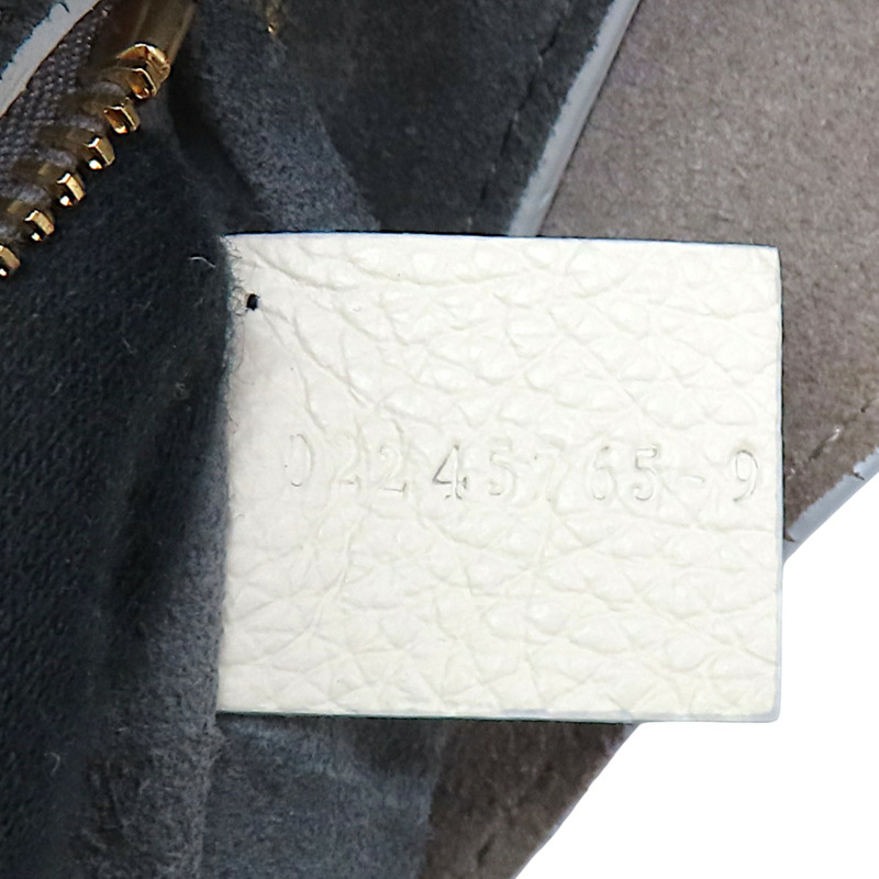 米白色 牛皮 Marcie 單肩包 肩背包【Chloe 克羅伊】 CHC24SS630I31110-8