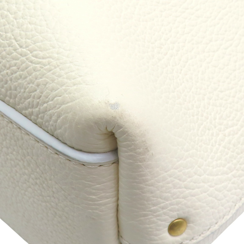 米白色 牛皮 Marcie 單肩包 肩背包【Chloe 克羅伊】 CHC24SS630I31110-11