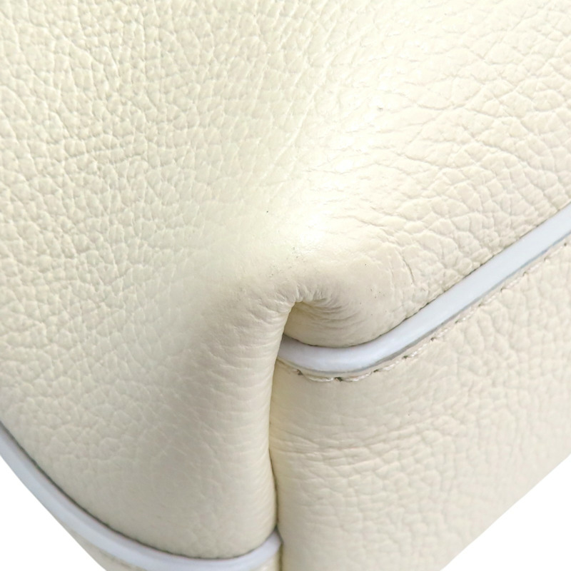 米白色 牛皮 Marcie 單肩包 肩背包【Chloe 克羅伊】 CHC24SS630I31110-12