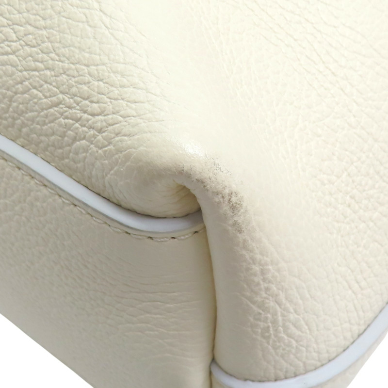 米白色 牛皮 Marcie 單肩包 肩背包【Chloe 克羅伊】 CHC24SS630I31110-13