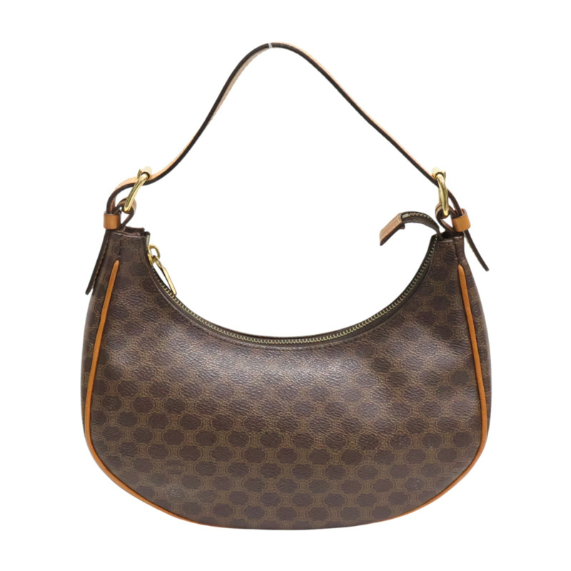 棕色 Triomphe 帆布 Ava 肩背包【CELINE 賽琳】 193952BZJ.04LU-0