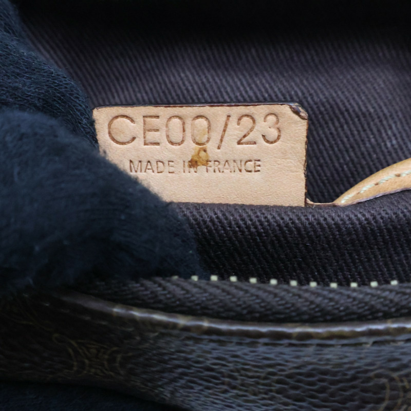 棕色 Triomphe 帆布 Ava 肩背包【CELINE 賽琳】 193952BZJ.04LU-8