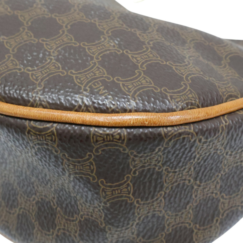 棕色 Triomphe 帆布 Ava 肩背包【CELINE 賽琳】 193952BZJ.04LU-11