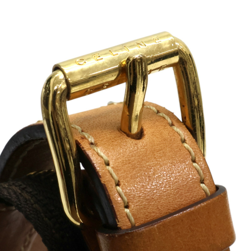 棕色 Triomphe 帆布 Ava 肩背包【CELINE 賽琳】 193952BZJ.04LU-17