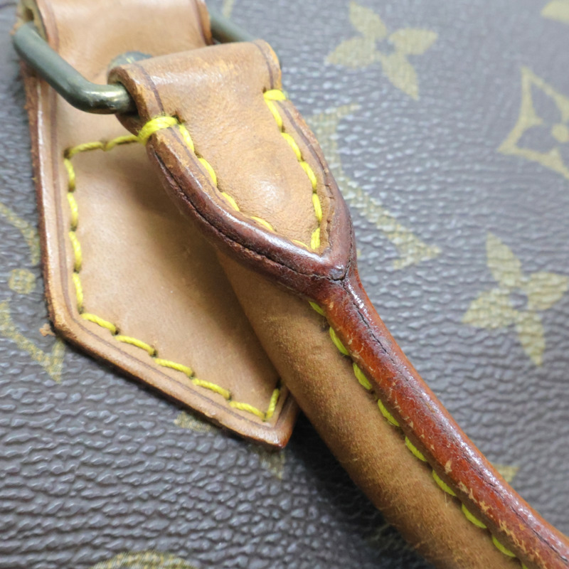 棕色 原花帆布 Speedy 35 波士頓包 手提包【LOUIS VUITTON LV 路易威登】 M41524-15