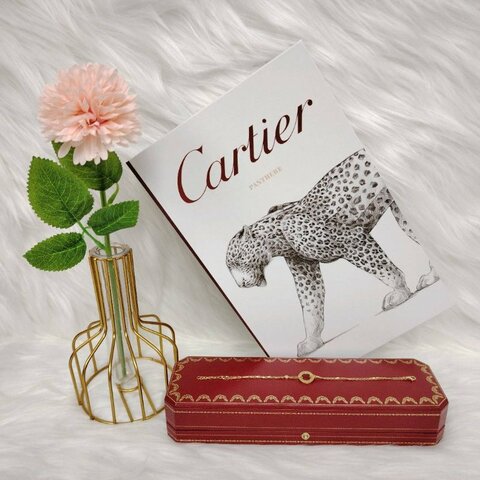 Cartier/卡地亞 玫瑰金 LOVE 小圓餅手鏈