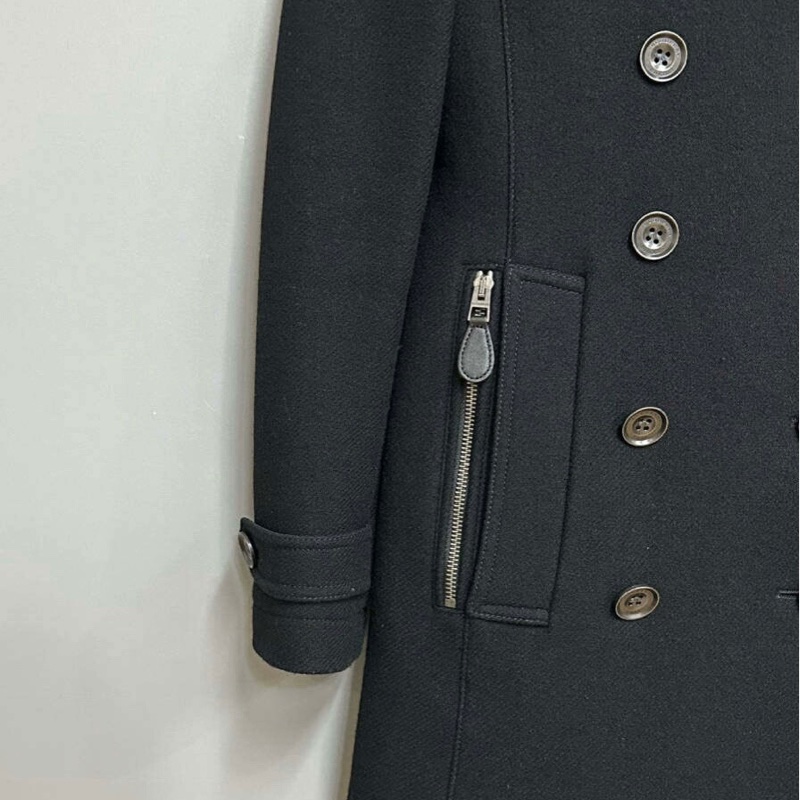 Burberry 毛呢內格紋大衣 Uk 4 S 碼-2