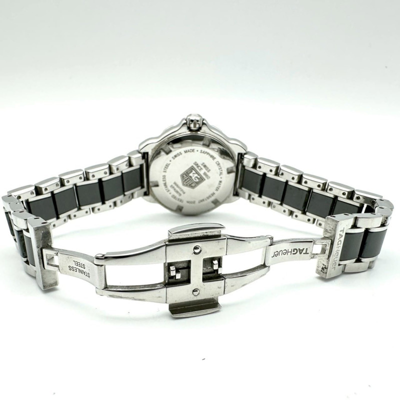 TAG HEUER 豪雅一級方程式鑽石腕錶 WAH1314.BA0867 石英不銹鋼黑色錶盤 女士腕錶-6