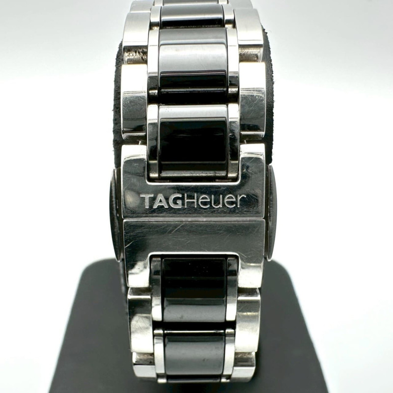 TAG HEUER 豪雅一級方程式鑽石腕錶 WAH1314.BA0867 石英不銹鋼黑色錶盤 女士腕錶-8