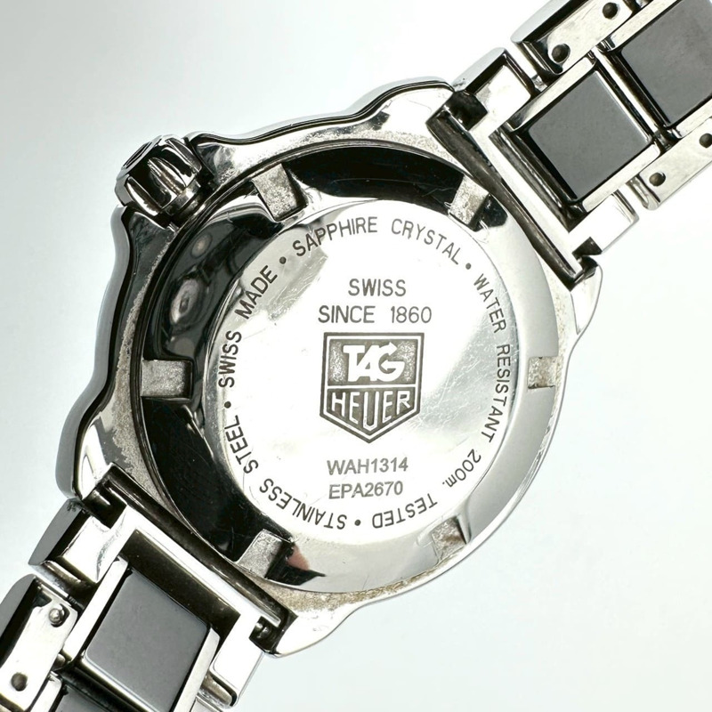 TAG HEUER 豪雅一級方程式鑽石腕錶 WAH1314.BA0867 石英不銹鋼黑色錶盤 女士腕錶-9