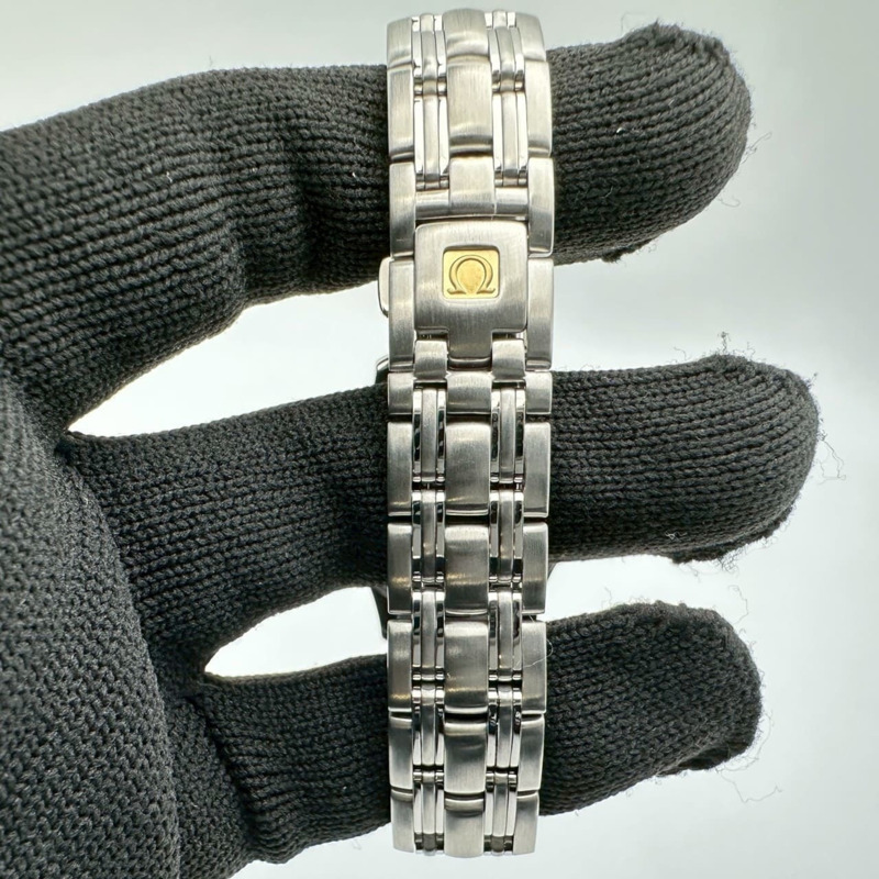 歐米茄海馬系列120公尺2581.72日期石英錶，不鏽鋼錶殼，綠色，女士款-8