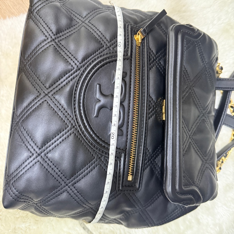 專櫃25000未使用✨美美的Tory Burch 皮穿鏈 後背包-5