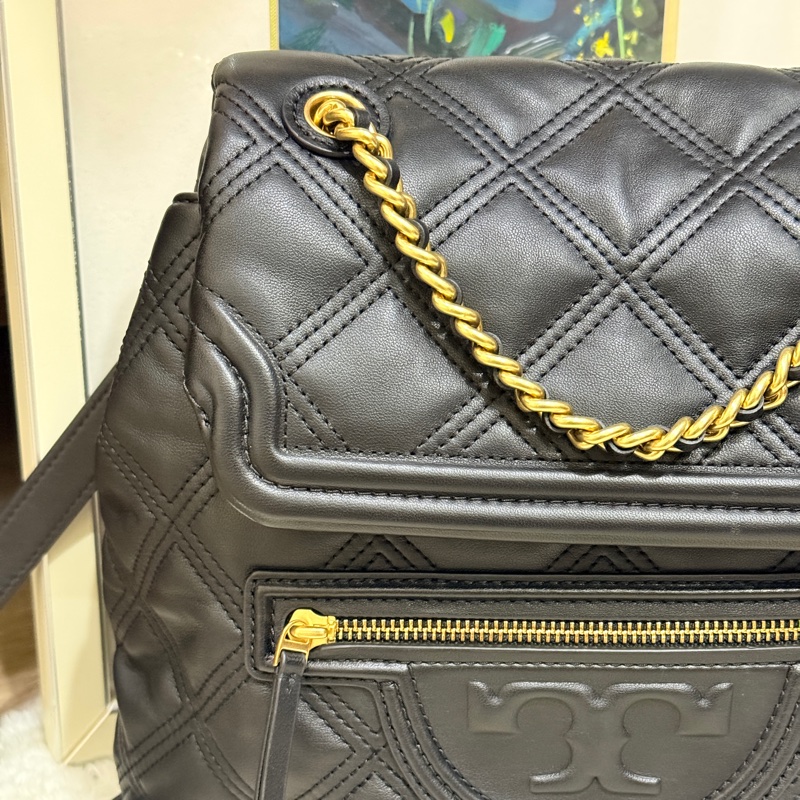 專櫃25000未使用✨美美的Tory Burch 皮穿鏈 後背包-53