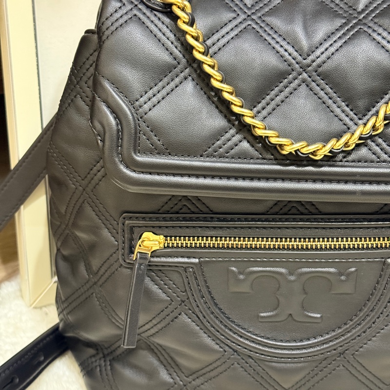 專櫃25000未使用✨美美的Toryburch 皮穿鏈 後背包-11