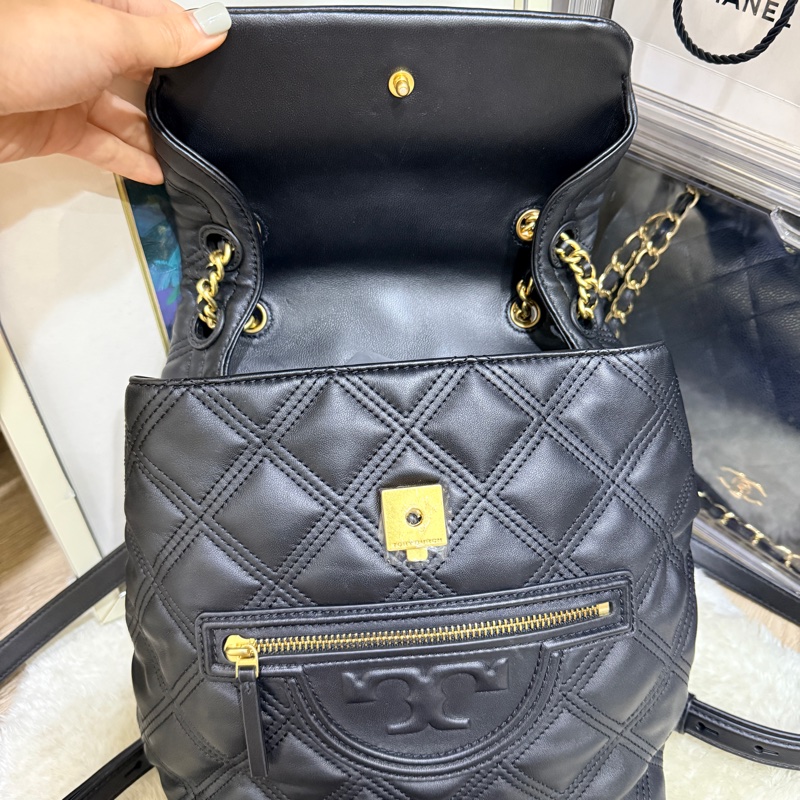 專櫃25000未使用✨美美的Toryburch 皮穿鏈 後背包-14