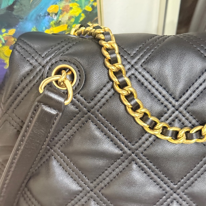 專櫃25000未使用✨美美的Toryburch 皮穿鏈 後背包-30