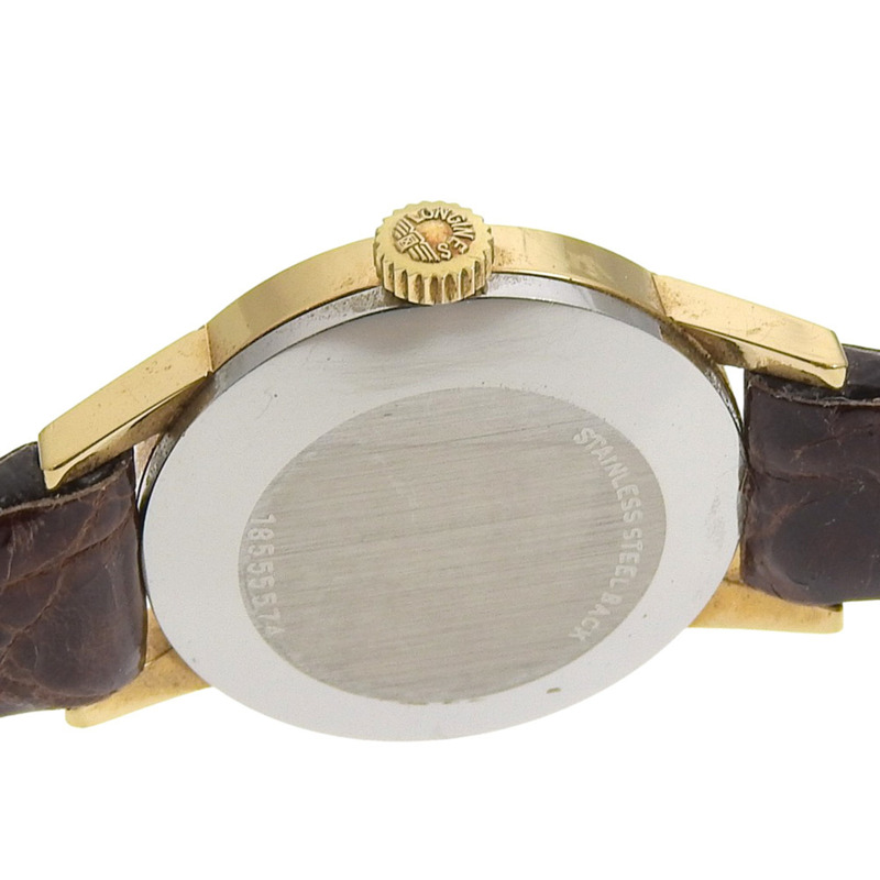 浪琴錶手動上鍊腕錶，機芯型號L.817.4，鍍金錶盤，手工捲製錶鍊，女士款-5