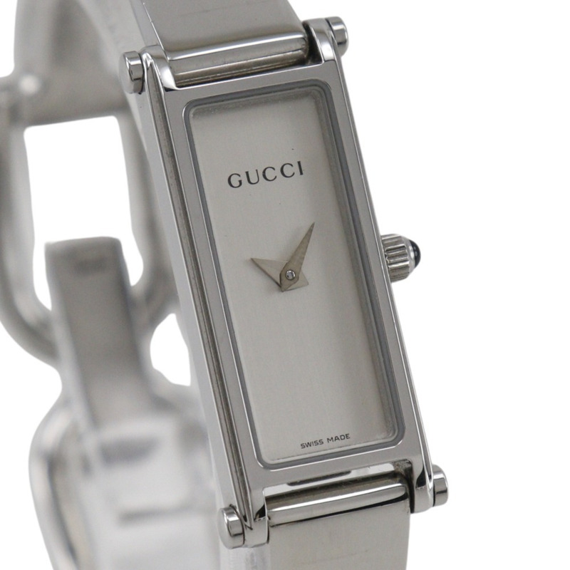 Gucci GUCCI 1500L 不鏽鋼銀色石英模擬顯示女錶-2