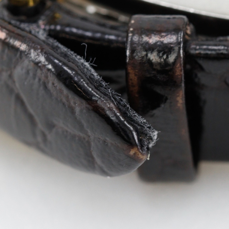 Fendi FENDI 2000L 女士腕錶，鍍金不鏽鋼錶殼，石英指針式顯示，白色錶盤-11