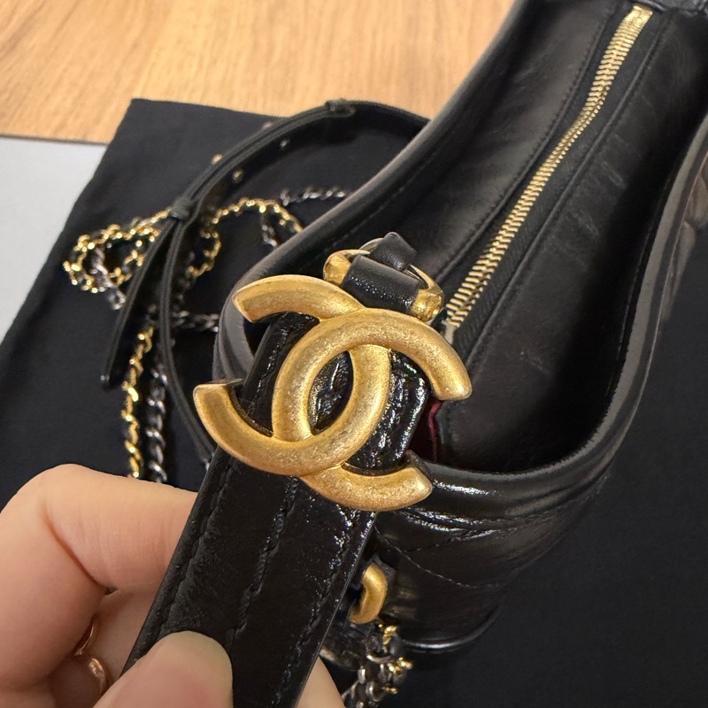 Chanel 復刻牛皮小號流浪包-11