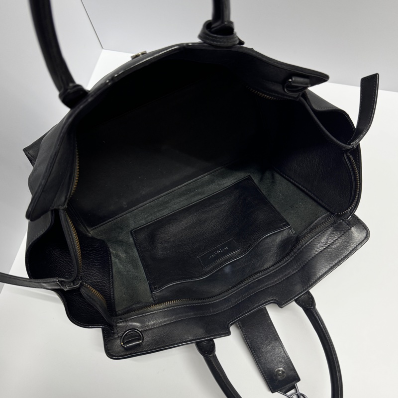 【極稀有🎁小編推薦】 YSL “so black” 全黑牛皮 斜背包 專櫃11.6萬！-19