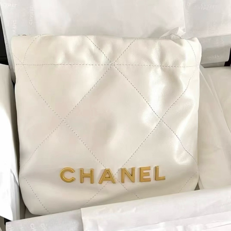 全網最低價 Chanel 22Bag mini 白金 99%新-4